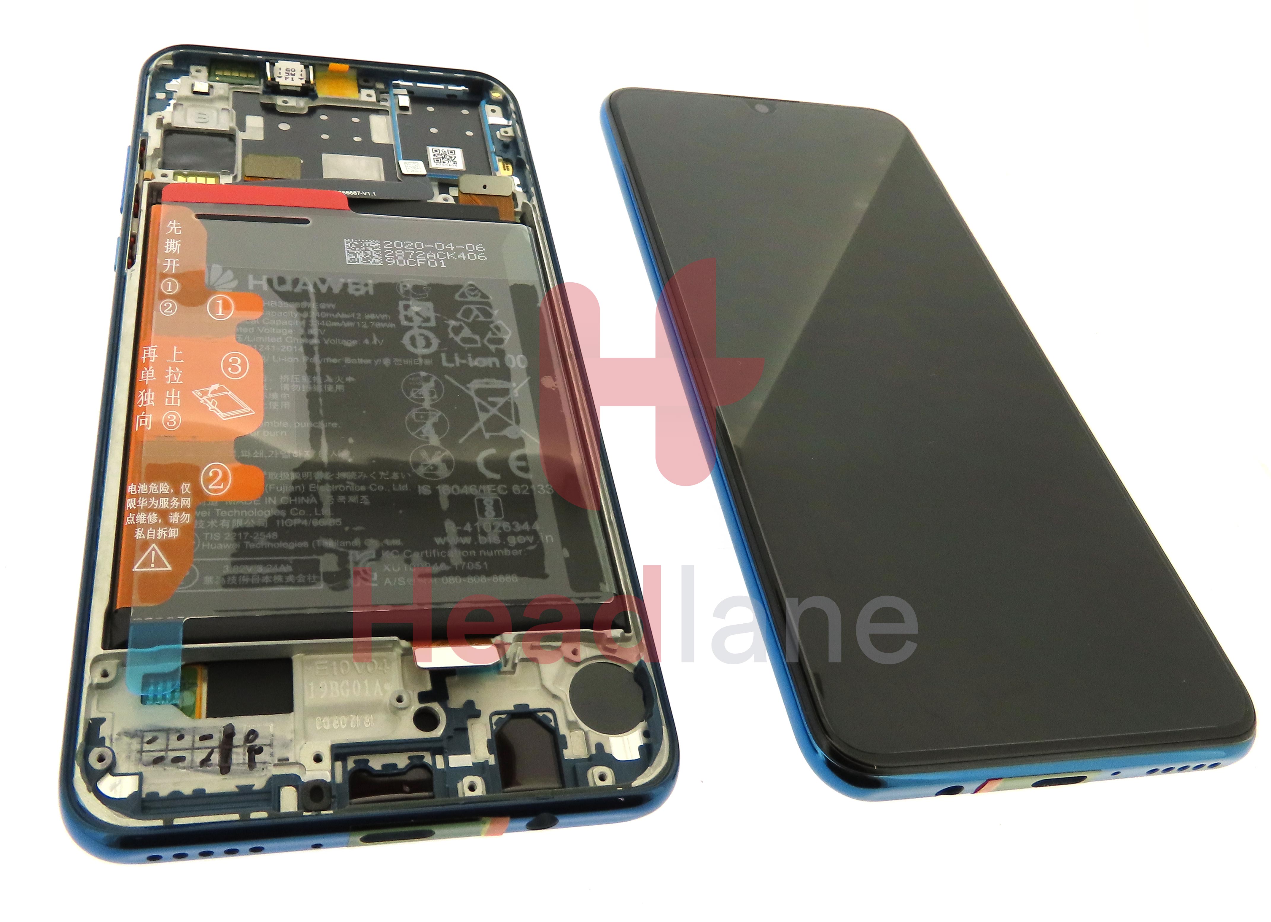 Schermo LCD + Touch Per Huawei P30 Lite New Edition 2020 (MAR-LX1B) - Nero, Generico